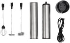 Haofy Milk Frother, USB Rechargeable Handheld Electric Whisk with Premium Stainless Steel, for Coffee Hot Chocolate Matcha Baking by Haofy