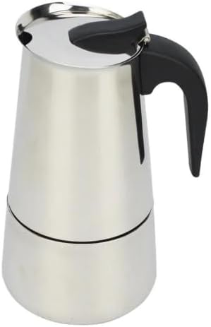 Moka Pot 2/4/6/9 Cups Stovetop Espresso Coffee Maker Stainless Steel by Unknown