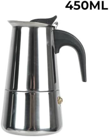 Stainless Steel Moka Pot 2/4/6/9 Cups Stovetop Espresso Maker Italian - Image 2