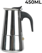 Stainless Steel Moka Pot 2/4/6/9 Cups Stovetop Espresso Maker Italian - Image 2