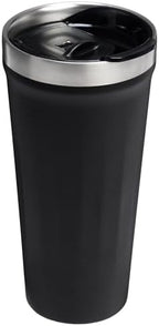 Stanley Everyday Tumbler | Press Fit Drink Through Lid | Beverage, Coffee, and Cocktail Cup | Insulated Stainless Steel Wine Glass | BPA-Free | Black 2.0, 20 Ounces (Pack of 6) - Image 4