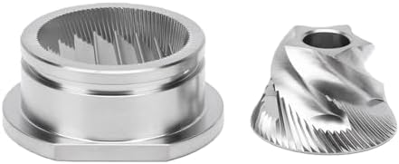 Stainless Steel Coffee Grinder Burrs Conical Burr Set Replacement for HS Plus with Modified Grooves Ensures Uniform Particles 1.9 Inch Diameter Ideal Home Baristas and Commercial by Unknown