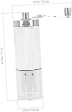 Manual Coffee Grinder Stainless Steel Hand Crank for Beans Camping Xmas - Image 2