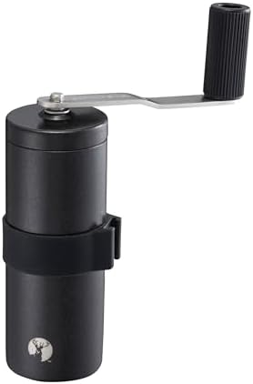 Captain Stag UW-3589 Coffee Mill, 18-8 Stainless Steel, Handy Coffee Mill, Ceramic Blade, Made in Japan, Satin Black by Unknown