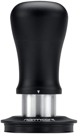 Normcore 53.3mm Espresso Tamper V5, Spring-loaded Coffee Tamper with Titanium Coating Flat Base, 6-Pressure Adjustment, Compatible with 54mm Breville Sage Portafilter, Black - Image 7