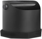 Small Espresso Knock Box, Matte Black Stainless Steel Coffee Waste Bin, 25.36 oz / 750 mL Capacity, Anti-Slip Base, Easy-Clean Grounds Disposal Container for Home Barista Use by Unknown