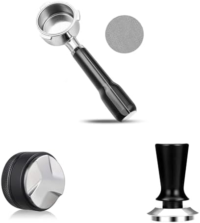 51mm Bottomless Portafilter with 51mm Coffee Distributor and Tamper Compatible for CASABREWS Espresso Machine CM5418, 3700Essential, 5418Pro and Mr. Coffee Espresso and Cappuccino Machine by Fogkay