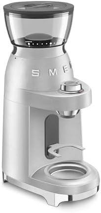 SMEG Electric Espresso Coffee Grinder, Stainless Steel - Image 4