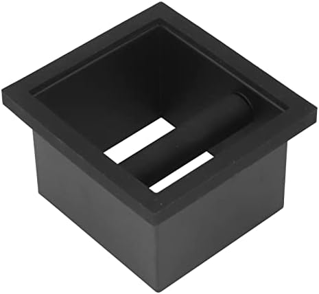 Stainless Steel Coffee Knock Box - Bottomless Embedded Flat Mouth Ground Coffee Bin Coffee Disposal Box Espresso Knock Box Barista Tools for Home Office Restaurant and Coffee Shop by Unknown