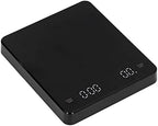 Digital Coffee Scale with Timer, Electronic Coffee Scale with LCD Display Kitchen Food Scale Espresso Scale G OZ Ml 3kg High Accuracy Electronic Scale by Cyrank