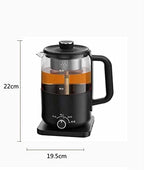 Electric kettle, 1.2L Glass Kettle Teapot Temperature Control Thermal Insulation Integrated Tea Making Machine Multifunctional Stainless Steel(1.2L) - Image 4