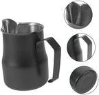 OSALADI 3pcs Stainless Steel Frothing Pitcher Pointed Spout for Latte Art Capacity Espresso Jug Metal Coffee Steamer for Home and Use - Image 4