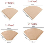 40/100Pcs Filter Paper Hand-brewed Coffee Conical Wood Pulp Portable Pull-out Drip Household Cafe Tools(100Pcs U02) - Image 4