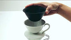Japanese Ceramic Coffee Dripper & Reusable Filter, Arita Porcelain - Image 4