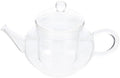 Cabilock Glass Teapot 8.5 Oz Heat-Resistant Transparent Tea Pot with Removable Infuser for Loose Leaf Brewing at Home and Office by cabilock