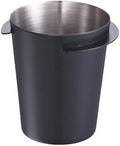 Coffee Dosing Cup 51/53/58mm Espresso Coffee Dosing Cup Reusable Coffee Grinder Powder Cup For Espresso Machine(Black L) by Unknown