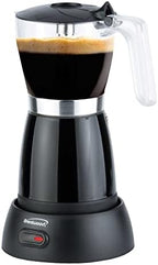 Brentwood TS-119BK 550-Watt Cordless Electric Moka Pot Espresso Machine, 6-Servings (Black) by BrentwoodAppliances