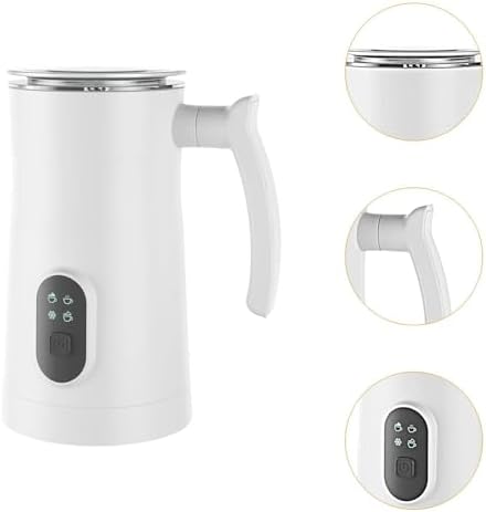 Innovative and Functional Electric Milk Frother, White - Image 2