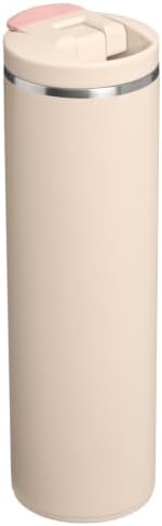 STANLEY Transit FlipTop Mug | Leakproof Coffee Travel Cup | Vacuum Insulated Stainless Steel | Stays Hot or Cold for Hours | BPA-Free | 16 oz | Champagne - Image 3