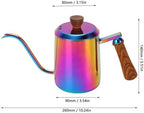 VINGVO Pour Over Coffee Kettle for Home Office Travel, 600ml - Image 7