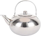 Teapot 1.5L/2L Durable Stainless Steel Kettle Loose Leaf Teapot Infuser Tea Metal Teapot with Removable Filter Tea Maker (Color : 2L) by Unknown