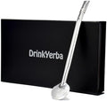 Bombilla de Acero Inoxidable Pico Platado para Mate – Durable, Perfecta para Mate Argentino y Brasileño by DrinkYerba