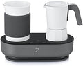 SEVEN&ME Espressor Machine Coffee Maker, with Milk Froth All-in-One Espresso Machine Combination, Latte Cappuccino Macchiato Espresso Electric Moka Pot, One Click Smart Operation（8.66"） by SEVENME