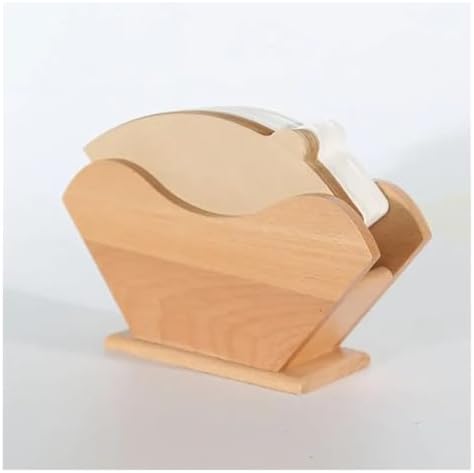 Wooden Coffee Filter Paper Holder Storage(Walnut) - Image 7