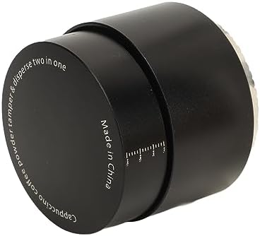 TANIQIACA 51mm 3 in 1 Constant Spring Pressure Coffee Tamper Built in WDT Distribution Needle Threaded Base Aluminum Alloy Espresso Press Tool (Waffle Base 58mm / 2.28in) - Image 2