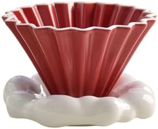 Coffee Filter Cloud Conical Ceramic Small Origami Hand Made Funnel Cup Accessories(Color 4) by Unknown
