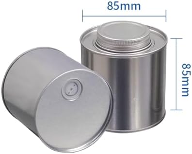 9 Pcs Silver Tinplate Coffee Bean Canister Airtight Tinplate Can Kitchen Canisters Tea Tin Can for Countertop Canister Sets - Image 2