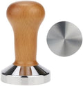 51/53/58mm Coffee Tamper Wooden Handle Barista Espresso Maker Grinder Handmade Coffee Powder Hammer Calibrated Pressure Tamper(53MM) by Unknown