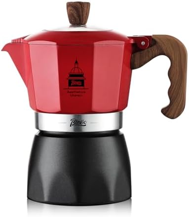 Bincoo Stovetop Espresso Maker,Classic Aluminum Italian Coffee Maker,2Cups Moka Pot for Italian and Cuban Café Brewing, Double Valve Extraction by Bincoo