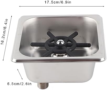 Kitchen Sink Glass Rinser, Stainless Steel Cup Washing Machine Automatic Rinser Pitcher Steaming Pitcher Washer Cleaner for Hotel Coffee Milk Tea Cup - Image 2