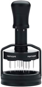 Normcore 51mm Planetary Needle Distributor Tool V3, Espresso WDT Tool with Magnetic Base, Adjustable Depth Coffee Stirrer for Precision Puck Prep, Black by NORMCORECOFFEETOOLS