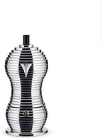 Alessi MDL02/3 B "Pulcina" Stove Top Espresso 3 Cup Coffee Maker in Aluminum Casting Handle And Knob in Pa, Black - Image 2