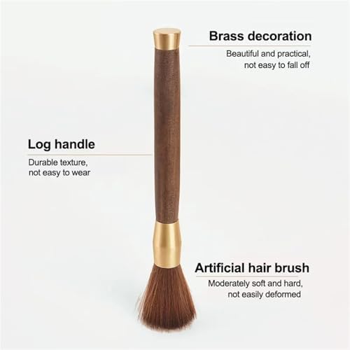 Wooden Handle Coffee Grinder Cleaning Brush - Espresso Barista Tool for Dusting and Maintenance(2Pcs Set) - Image 5