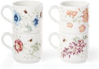 Lenox 890451 Butterfly Meadow 4-Piece Stacking Mug Set - Image 4