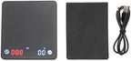 Rechargeable Digital Coffee Scale with Timer, Removable Silicone Pad, Compact and Lightweight for Coffee Machines, Hand Brewed Coffee by Unknown