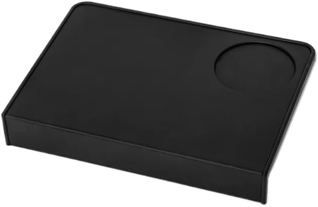 Coffee Tamper Mat Food Grade Silicone Espresso Coffee Tamping Rest Holder Corner Edge Pad Compatible with Office Bar Coffee ShopNO.1882(Corner mat) by Unknown