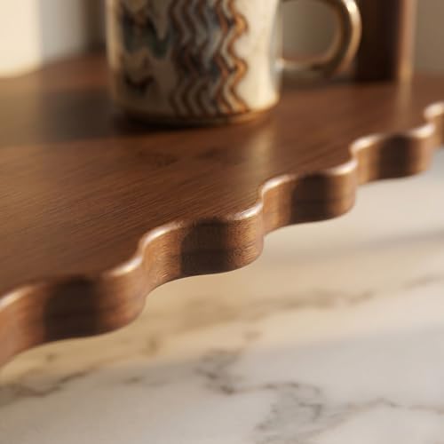 Wooden Mug Holder Countertop 3 Tier Coffee Mug Tree Stand Organizer Cup Display For Kitchen Coffee Station Home Decor - Image 4