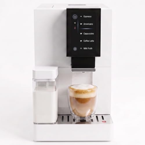 Averno Fully Automatic Espresso Machine with Grinder & Milk Frother, Bean to Cup Coffee Maker for Espresso, Cappuccino & Latte, Stainless Steel Brewing Unit by Unknown