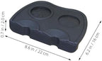 Anti-slip Espresso Tamping Mat 2pcs Silicone for Coffee Enthusiasts - Image 2