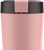 Coffee Grinder Electric Coffee Bean Grinder Mill Spice Grinder Stainless Espresso Grinder Conical Burr Cordless Food Grade for Grinding, Pink - Image 2