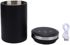 AYNEFY Cordless Rechargeable Digital Display Sealed Storage Jar Coffee Canister Stainless Steel Airtight Bean Grounds Container Holder Digital Time Power Display Automatic Charging - Image 6