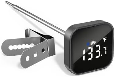 Maestri House Rechargeable Coffee Thermometer with 3-Color Temp Indicator by MaestriHouse