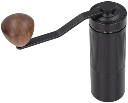 Rengue Manual Grinders Aluminum Alloy and Stainless Steel Burrs for Drip Coffee Travel Manual Coffee Grinder with Adjustable Settings Nan Kitchen - Image 2