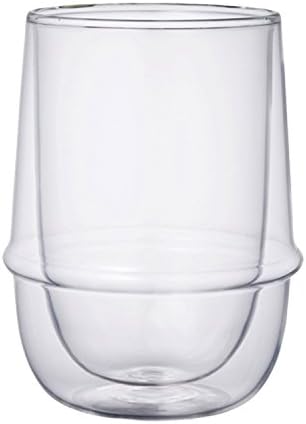 KINTO 23106 KRONOS Double Wall Iced Tea Glass, 11.8 fl oz (350 ml), Heat Resistant Glass, Microwave and Dishwasher Safe, Gift Present - Image 2