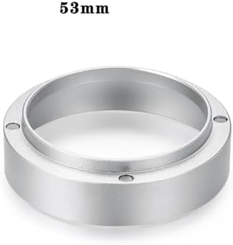 Portafilter Funnel 10 Coffee Powder Rings for Bean Grinders, Anti-Fly Powder Rings, Barista Accessories(White-53mm) - Image 2