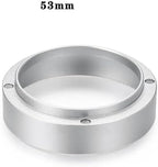 Portafilter Funnel 10 Coffee Powder Rings for Bean Grinders, Anti-Fly Powder Rings, Barista Accessories(White-53mm) - Image 2